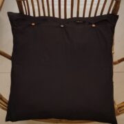 Cushion Cover Back Black